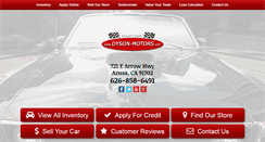 Desktop Screenshot of dyson-motors.com
